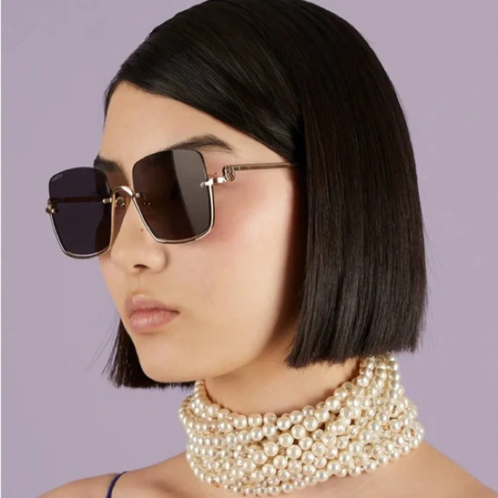 NEW GUCCI GG1279S 001 GOLD/GREY WOMEN SUNGLASSES GUCCI